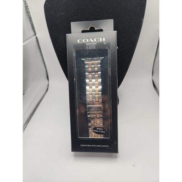 Coach Apple Watch® Two-Tone Bracelet Watchband - 38m 40mm 41mm 42mm